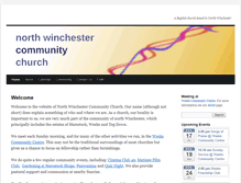 Tablet Screenshot of north-winchester-community-church.org.uk